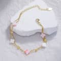 Four Leaf Clover Bracelet Shell Pearl Rhodium Plated 925 Silver 1