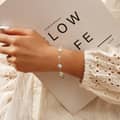 Light Luxury 14K Gold Plated 925 Sterling Silver Shell Pearl Bracelet 2