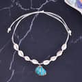 Hawaii Summer Beach Gold Foil Sea Shell Pendant Adjustable Choker With Cowries Puka Shell Necklace 5