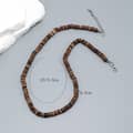 Boho Handmade Hawaii Beach Coconut Shell Beaded Necklace With Natural Turquoise Stone Puka Shell Surfing 5