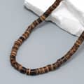 Boho Handmade Hawaii Beach Coconut Shell Beaded Necklace With Natural Turquoise Stone Puka Shell Surfing 6