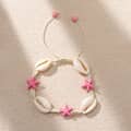 Fuchsia Starfish+Shell Bracelet