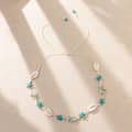 Blue-Starfish+Shell Necklace