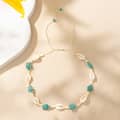 Blue-Turtle+Shell Necklace