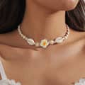 White-1 Frangipani Necklace