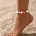 Pink-Anklet
