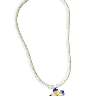 Boho Handmade Natural Puka Shell Chips Choker Hawaiian Summer Beach Seashell Plumeria Rasta Necklaces Men detail 6