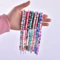 Fashion Summer Beach Surfing Necklace Choker Men Boho Handmade Colorful Heishi Polymer Clay Beaded Necklace 4