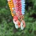 Bohemian Mix Colors Summer Beach Charm Beaded Natural Stone Pendant Necklace 5