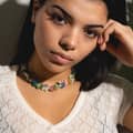 Summer Beaded Necklace Beach Cat Eye Stone Natural Crushed Stone 2