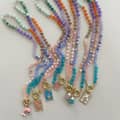 Boho Stone Beaded Summer Beach Multi Color Choker Gemstone Natural Stone 1