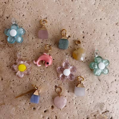 Boho Stone Beaded Summer Beach Multi Color Choker Gemstone Natural Stone detail 2