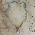 Boho Stone Beaded Summer Beach Multi Color Choker Gemstone Natural Stone 3