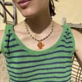 Summer Vacation Bohemian Style Charm Blue Glass Fish Seahorse Pendant Beaded Choker 2