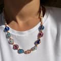 Bohemian Beads Charm Mixed Color Eye Bead Necklaces 4