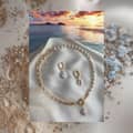 Design Pearl Drop Earring Gold Plated Chain Pearl Patchwork Baroque Pearl Pendant 3
