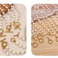 Non Tarnish 18K Gold Plated Stainless Steel Charm Choker Necklace With Freshwater Pearl Pendant 6