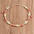 Fashion Handmade Puka Sea Shell Necklace Summer Beach Shell Beaded Choker Bracelet 2