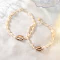 Fashion Handmade Puka Sea Shell Necklace Summer Beach Shell Beaded Choker Bracelet 3