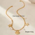 Gold Big Shell Necklace