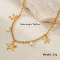 Gold Starfish Necklace
