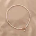 18K Gold Plated Freshwater Pearl Baroque Pearl Choker Necklace With OT Clasp 1