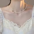 18K Gold Plated Freshwater Pearl Baroque Pearl Choker Necklace With OT Clasp 6