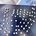 Freshwater Waterproof Beaded Pearl Tassel Earrings 925 Sterling Silver Long Pearl Drop Dangle 1
