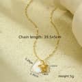 Gold Marine Turtle Pendant Necklace