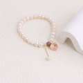 Pink Square Zircon Bracelet