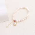White Square Zircon Bracelet