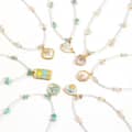 Stainless Steel Ocean Necklace Adjustable Beach Jewelry With Star Conch Fish Pendant 3