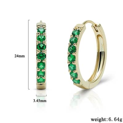 925 Sterling Silver Gold Plated Lovely Rainbow Colors Gems Wedding Zircon Geometrical Brazil Amethyst Earrings detail 4