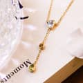 925 Sterling Silver Gold Plated Amethyst Gemstone Geometric Triangular Round Drops Sky Blue Topaz Citrine Peridot Necklace 6