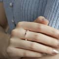 925 Sterling Silver Gold Plated Sugar Crystal Zircon Gemstones Multi Coloured Labradorite Moonstone Amethyst Topaz Ring 3