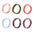 Summer Multi Color Crystal Agate Bracelet Healing Real Natural Stone Beaded Bracelet 5