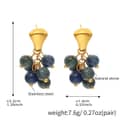 Golden Natural Stone Earrings