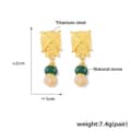 Green Pendant Earrings