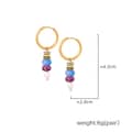 Blue Natural Stone Earrings