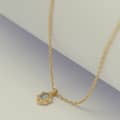 March Aquamarine Gemstone 925 Sterling Silver Gold Plated Niche Design Oval Necklace 5