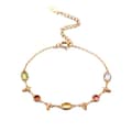 Birthstone November Topaz 925 Sterling Silver Gold Plated CZ Zircon Vintage GTC Certified Colourful Rainbow Bracelet 1