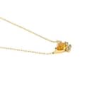 Vintage Style GTC Certified 925 Sterling Silver Gold Plated Flower Pendant Necklace 2