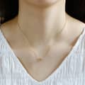 Vintage Style GTC Certified 925 Sterling Silver Gold Plated Flower Pendant Necklace 6