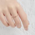 Citrine 925 Sterling Silver Gold Plated Cz Zircon Ring 2