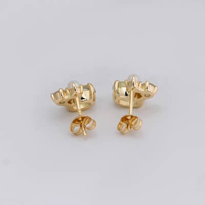 Ametrine 925 Sterling Silver Gold Plated Cz Zircon Earrings detail 3