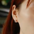 Ametrine 925 Sterling Silver Gold Plated Cz Zircon Earrings 5