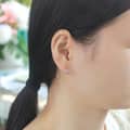 Quartz Gemstone 925 Sterling Silver Gold Plated Vintage Geometric Sky Clouds Stud Earrings 5