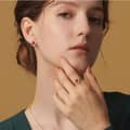 Amber Gemstone 925 Sterling Silver Gold Plated Sun Drop Ring 4