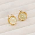 Vintage 925 Sterling Silver Gold Plated Stud Cute Cat Earrings 6