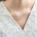 Quartz Gemstone 925 Sterling Silver Gold Plated Sky Clouds Star Necklace 6